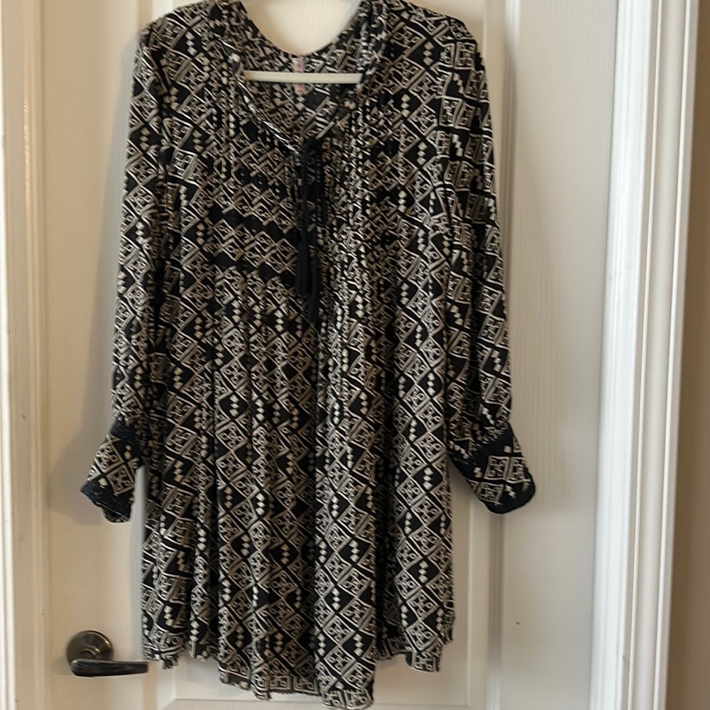 FreePeople Vintage Aztec Design Dress M